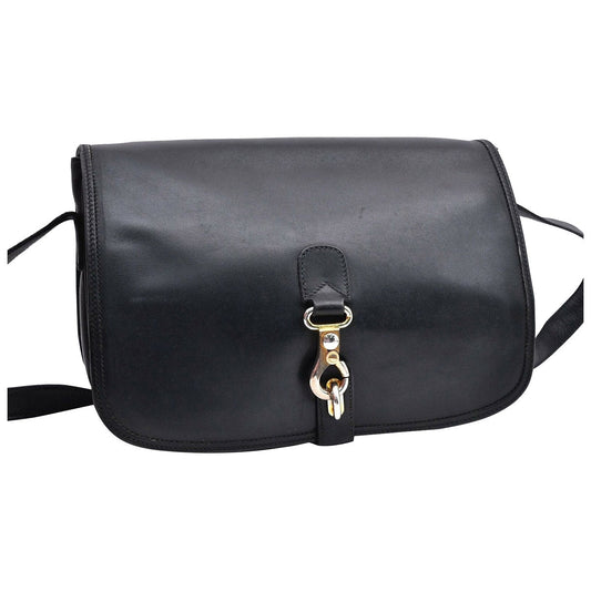 Gucci black leather handbag