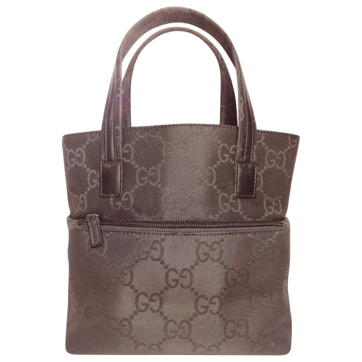 Gucci black cloth handbag
