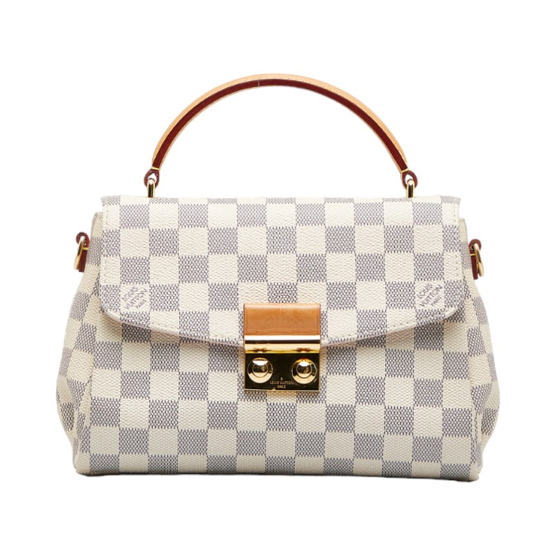 Louis Vuitton Louis Vuitton DamiÃ¨re Azur N41581 Handbag PVC/Laser White