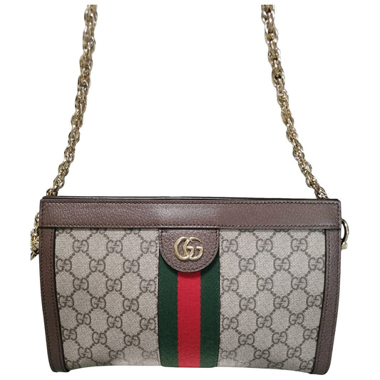 Gucci ophidia beige cloth handbag