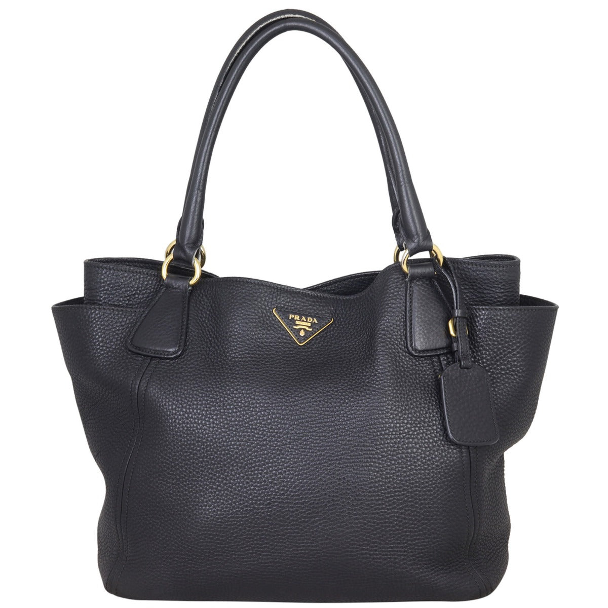 Prada Vitello Daino Side Pocket Tote