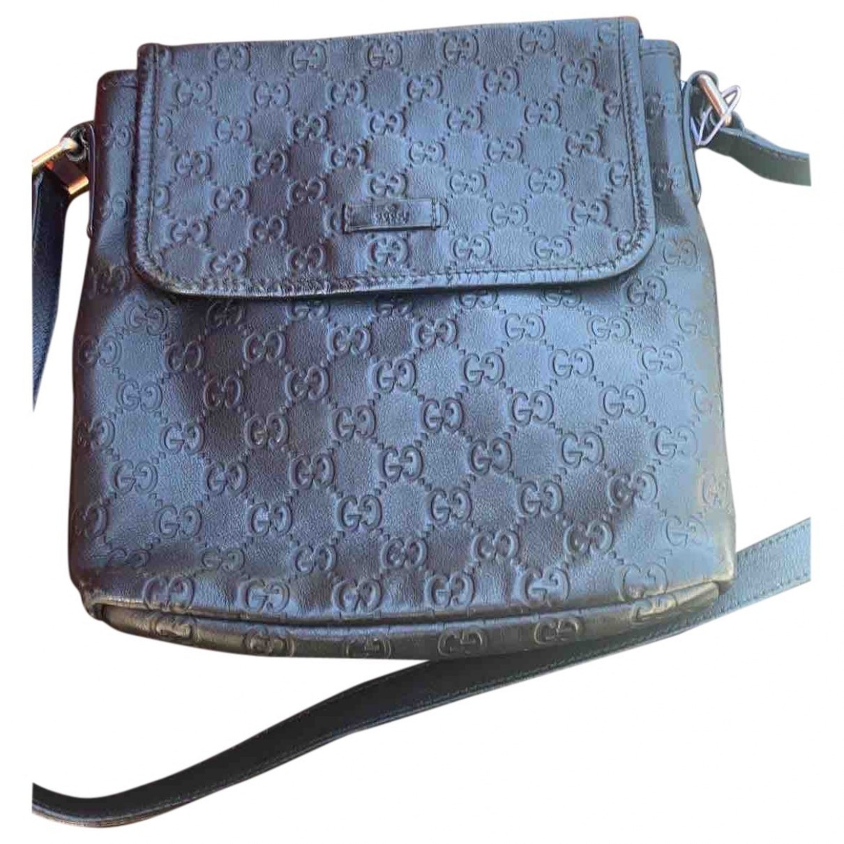Gucci black leather bag