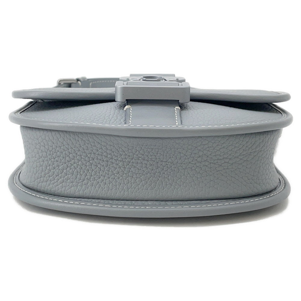 Dior Gallop Shoulder Bag Gray1ADPO033LAC Leather