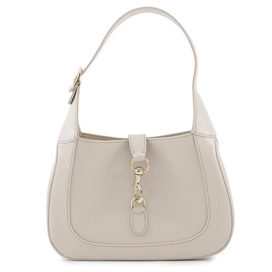 GUCCI Jackie White782849 Leather Size Small