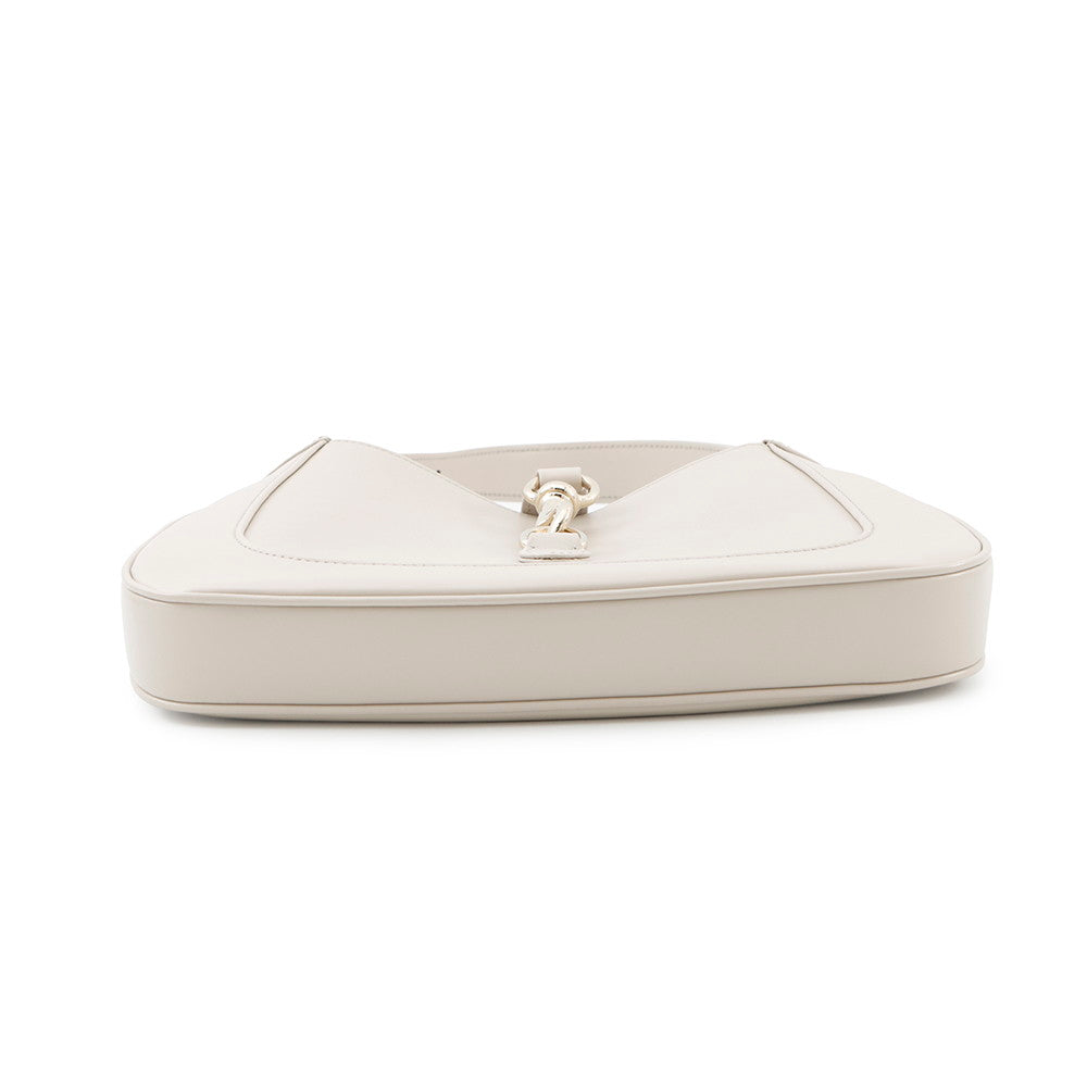 GUCCI Jackie White782849 Leather Size Small