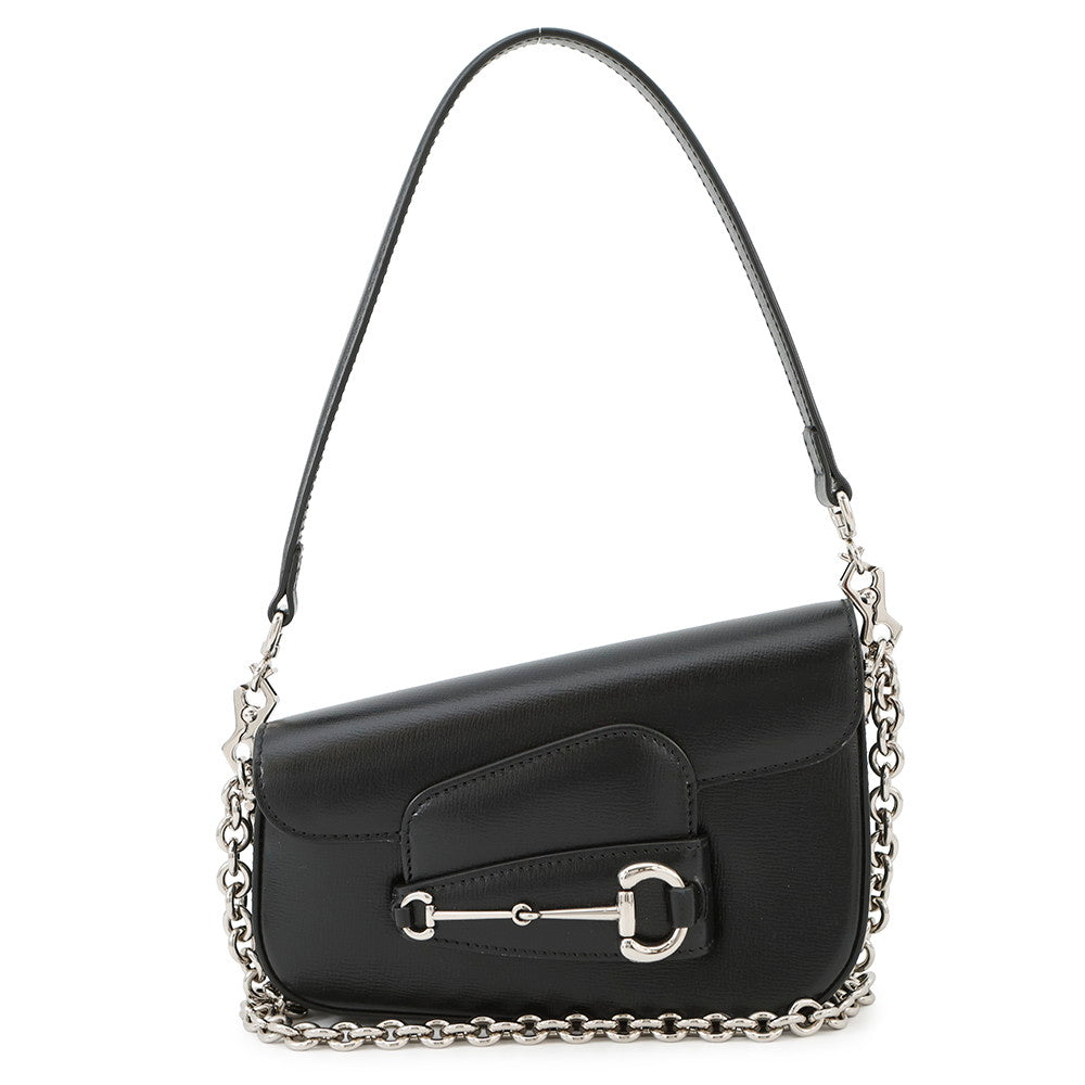 GUCCI Horsebit 1955 2WAY Bag Black774209 Leather Size Mini