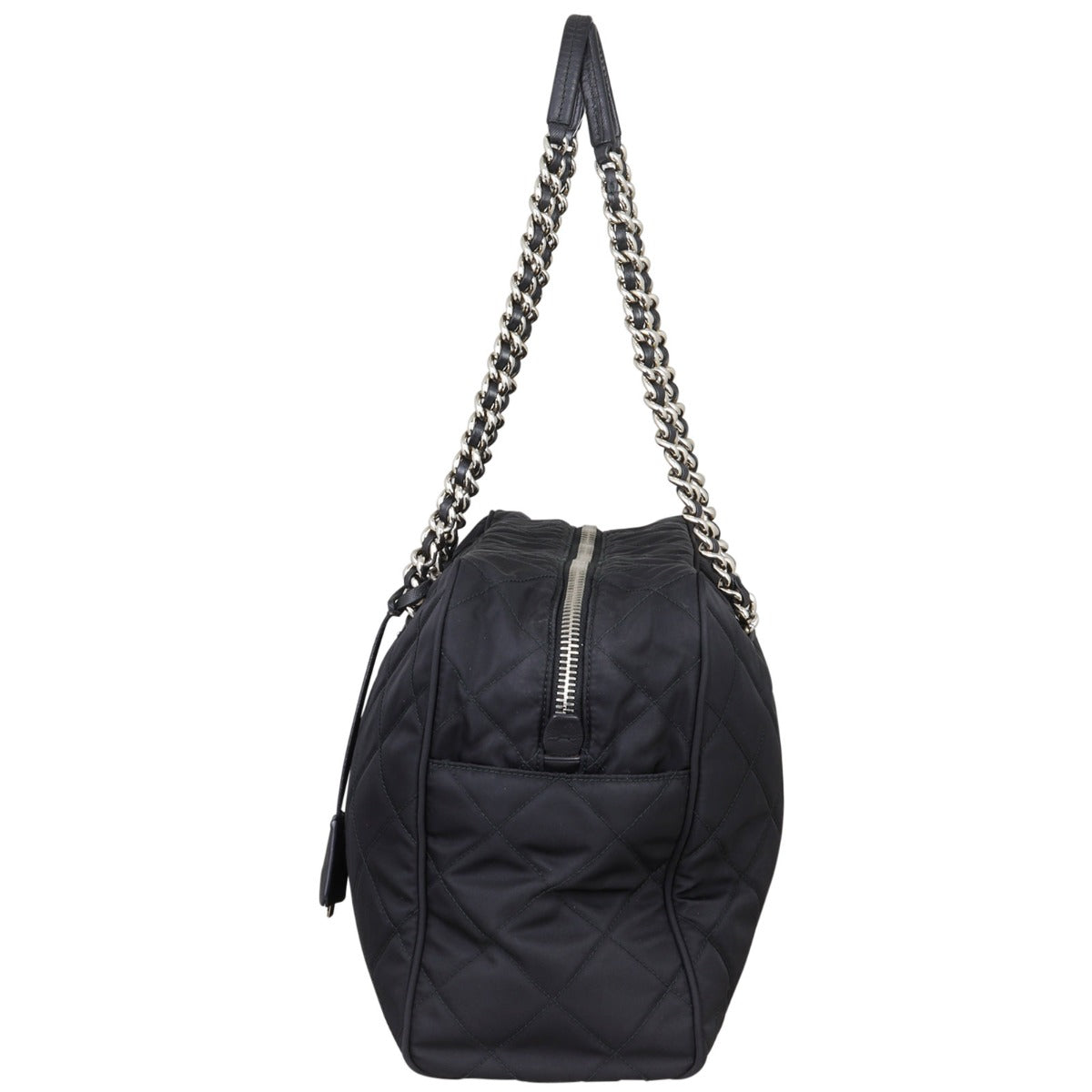 Prada Tessuto Quilted Bowling Bag