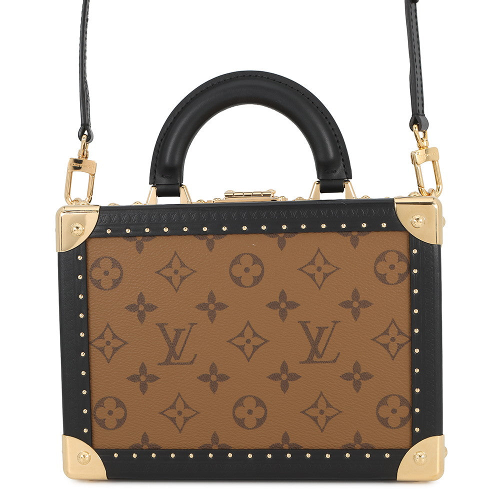 LOUIS VUITTON Petite Vallees NoirM47164 Monogram Reverse Canvas