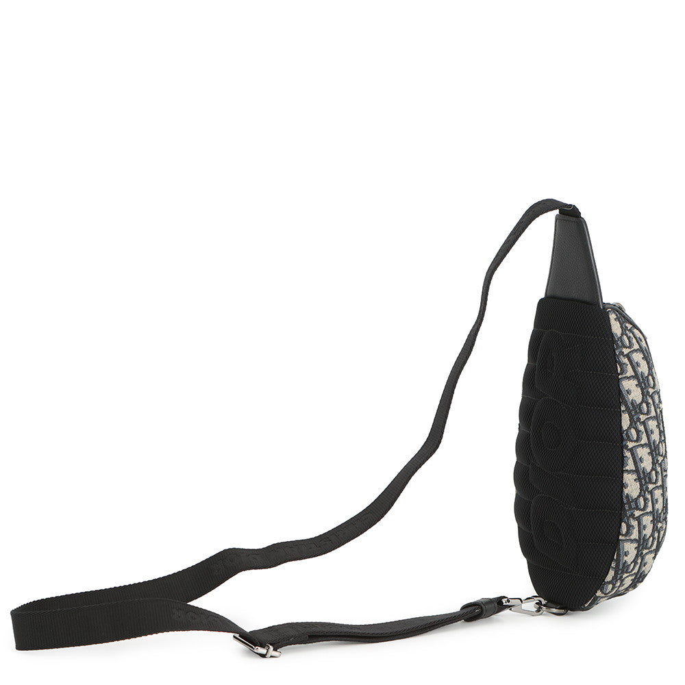 Dior Oblique SCARAB Crossbody Bag Black/Beige2ESBC311YKY Canvas Size Mini