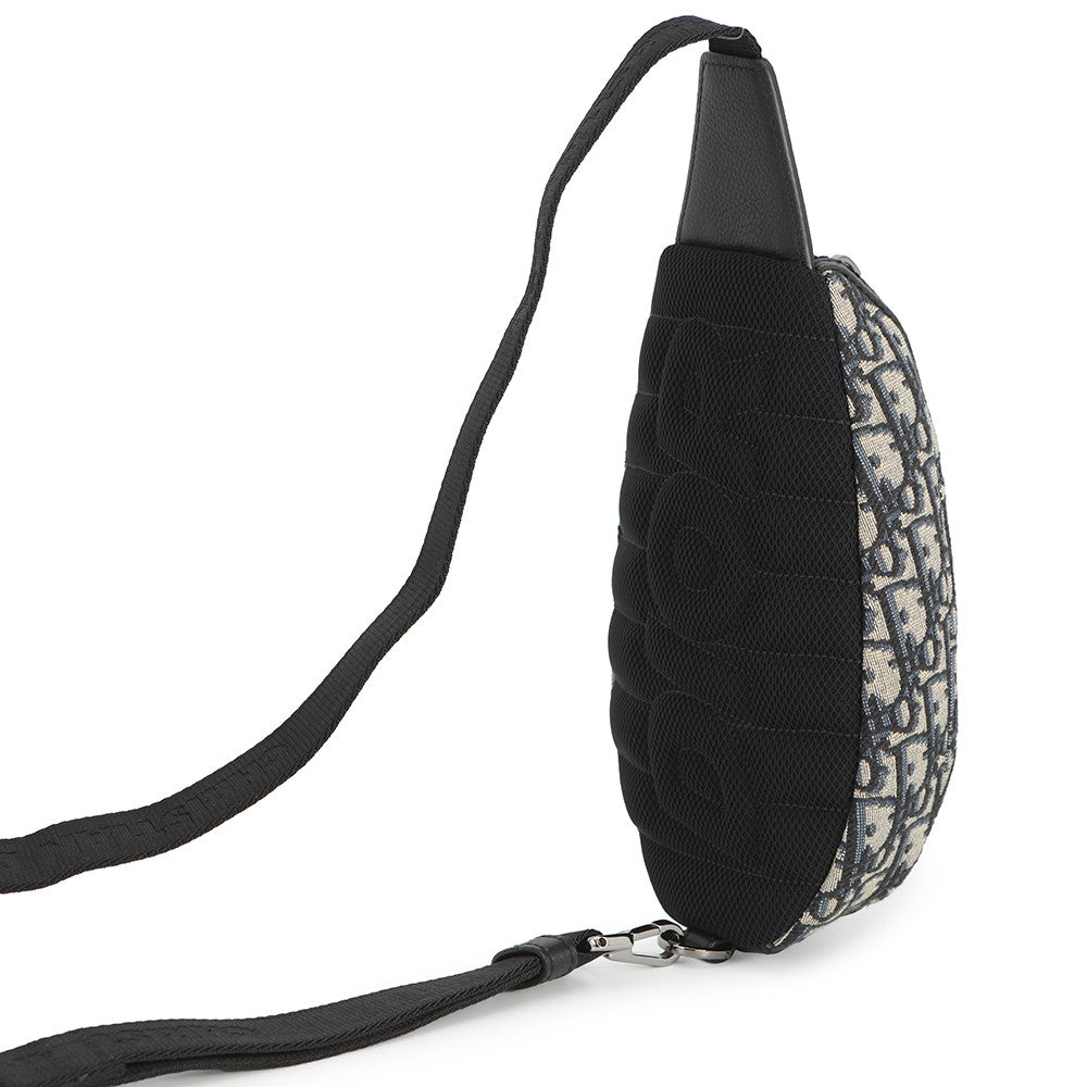 Dior Oblique SCARAB Crossbody Bag Black/Beige2ESBC311YKY Canvas Size Mini