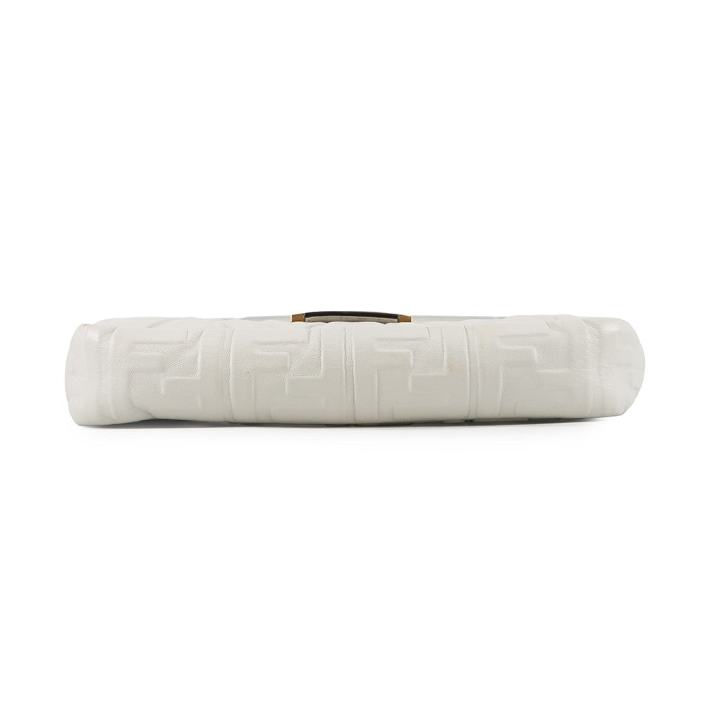 FENDI baguette White8BR600 Leather