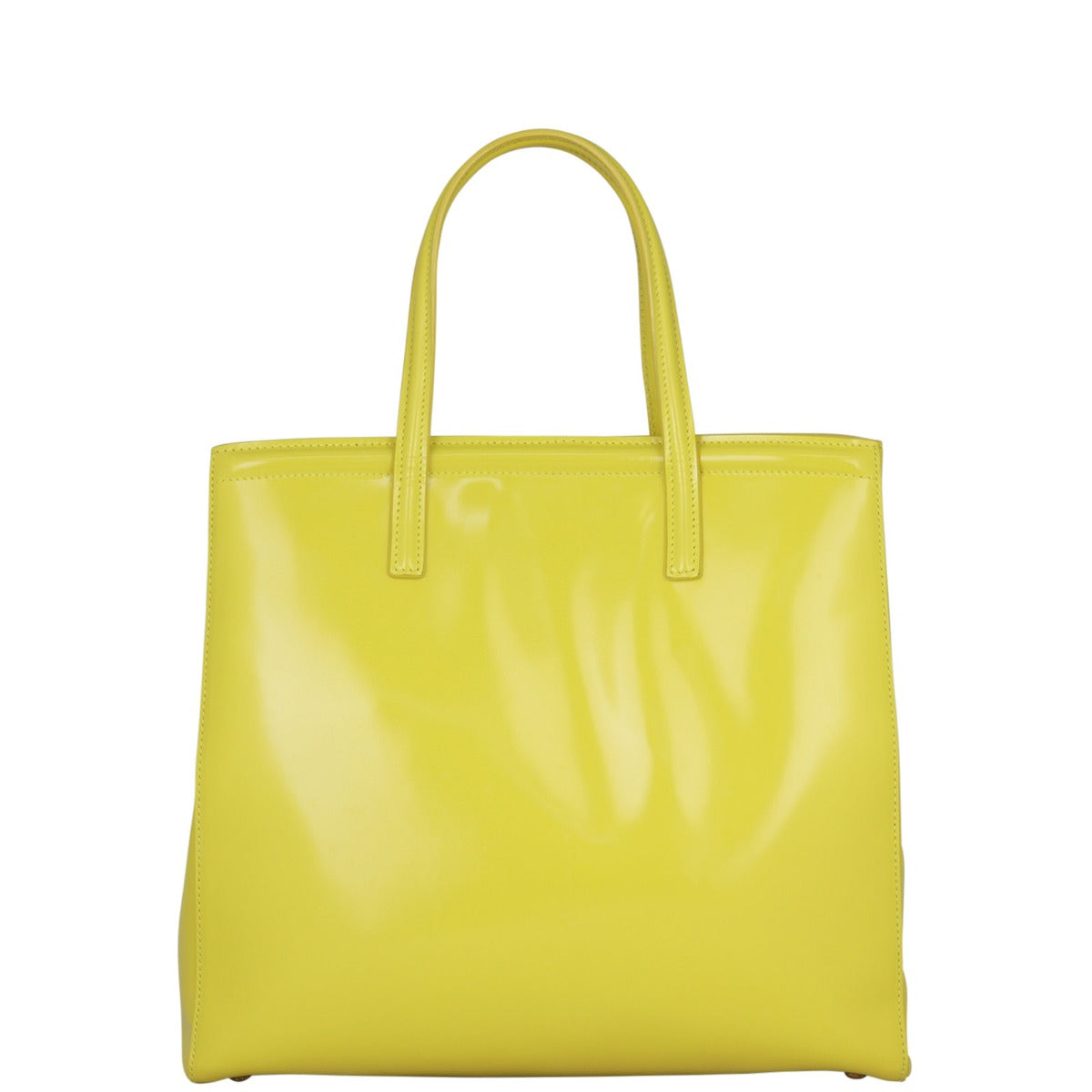 Prada Brushed Leather Tote Bag