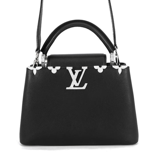 LOUIS VUITTON Parnassea Capucines Swarovski BlackM51783 Smooth Calf Leather Swarovski Size BB