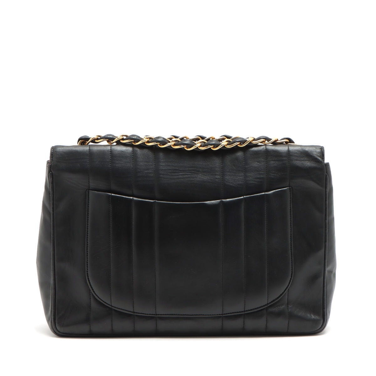 Chanel Black Lambskin Mademoiselle Chain Shoulder Bag