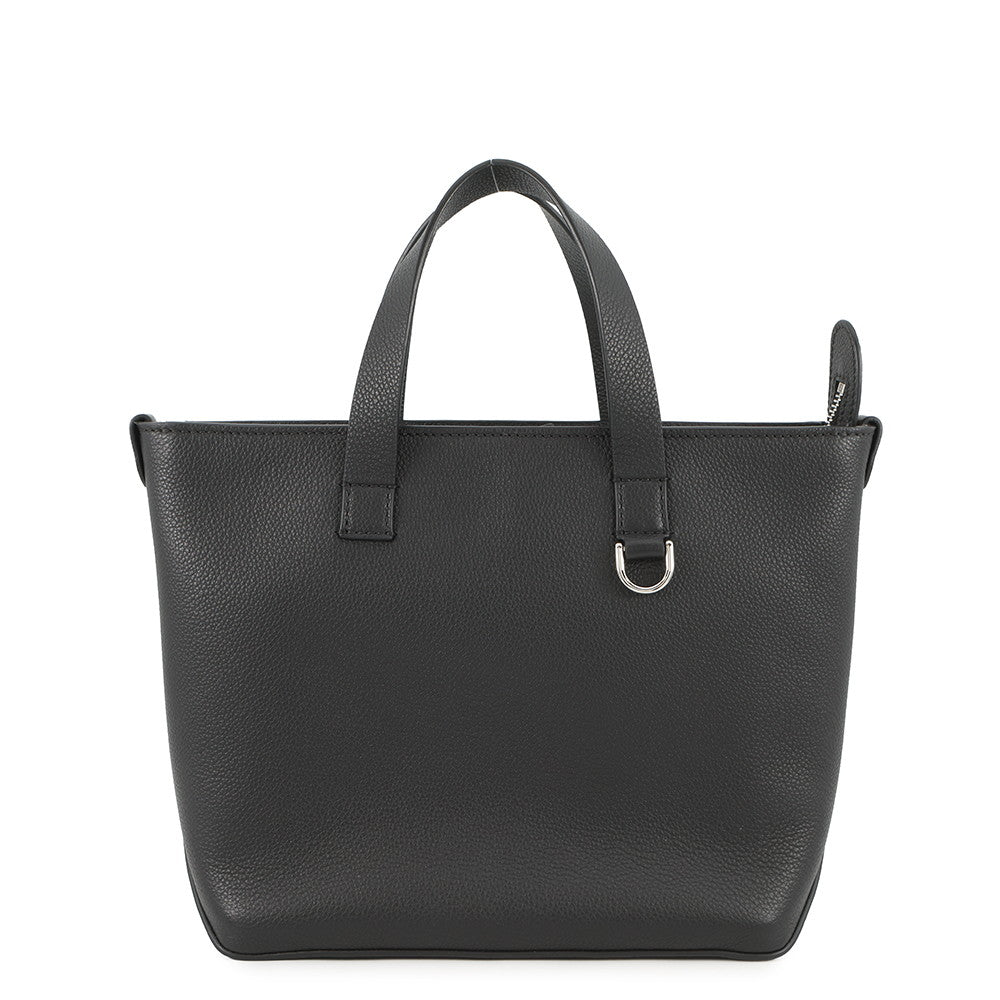FENDI FF Square Shopping Bag Black7VA658 Leather Size Small