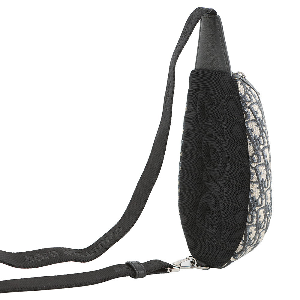 Dior Oblique SCARAB Crossbody Bag Black/Beige2ESBC311YKY Canvas Size Mini