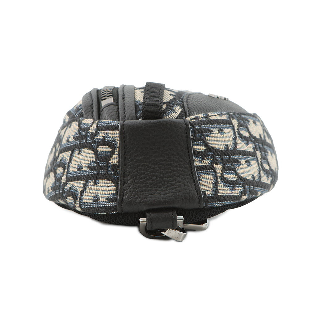 Dior Oblique SCARAB Crossbody Bag Black/Beige2ESBC311YKY Canvas Size Mini