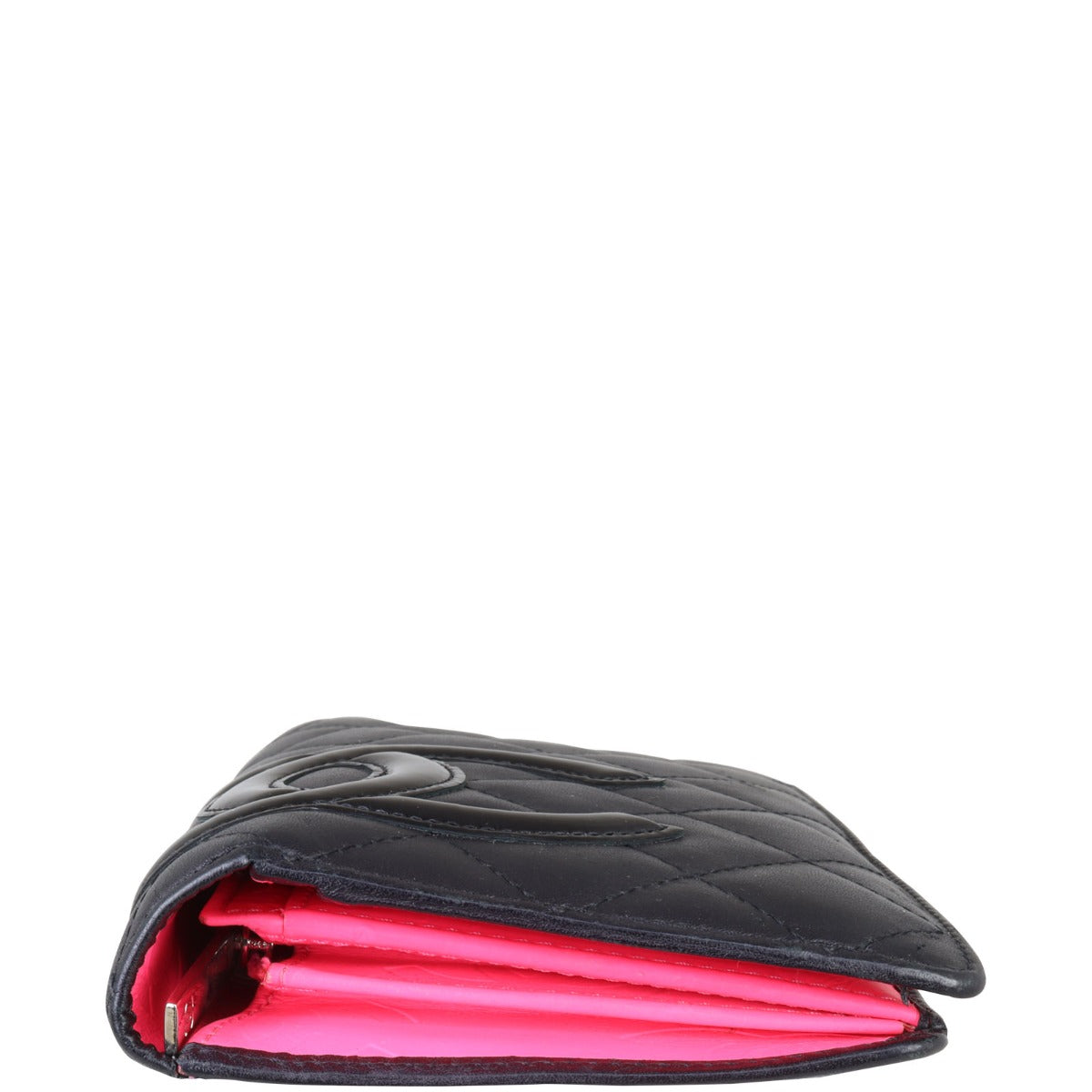 Chanel Ligne Cambon Yen Wallet | Silver Hardware