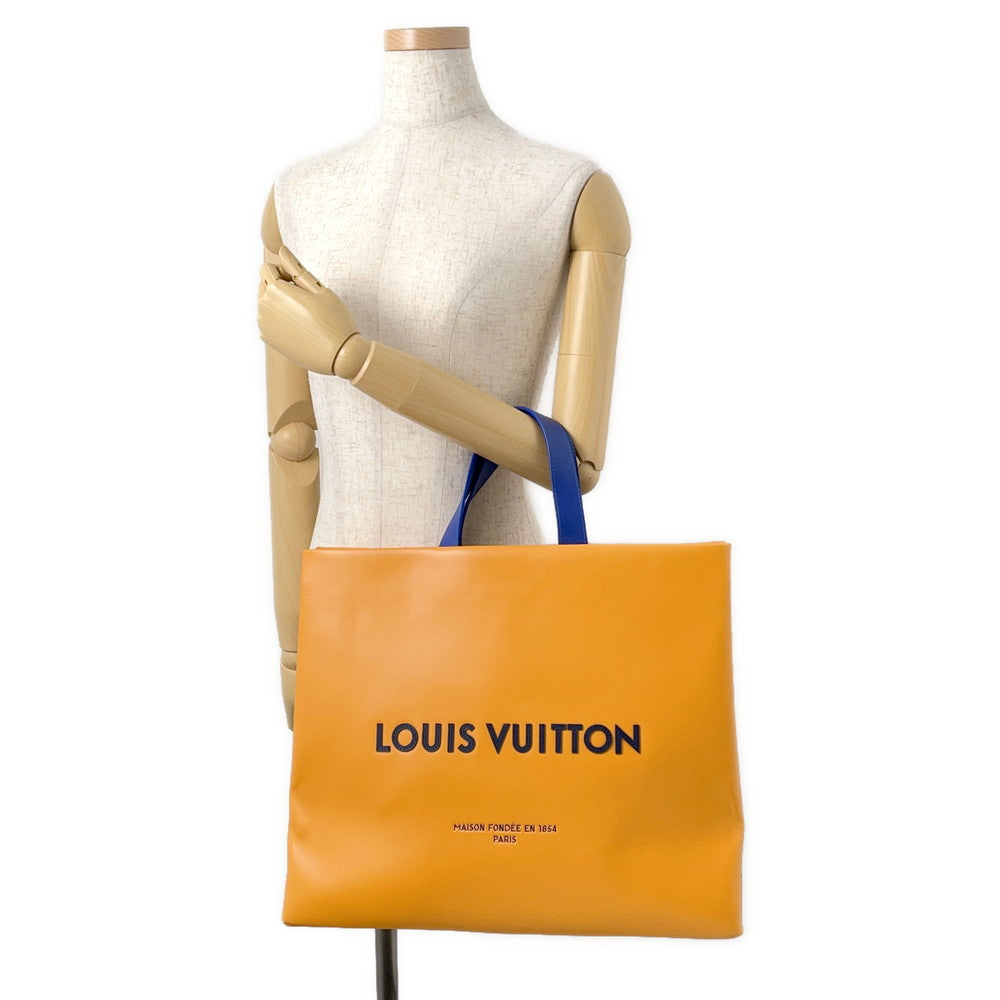 LOUIS VUITTON Shopper Tote SaffronM24457 Leather Size MM