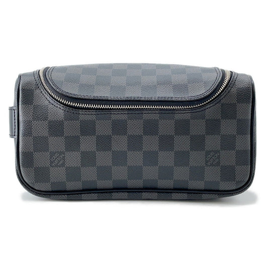 LOUIS VUITTON Toilette Pouch NoirN47625 Damier Graphite