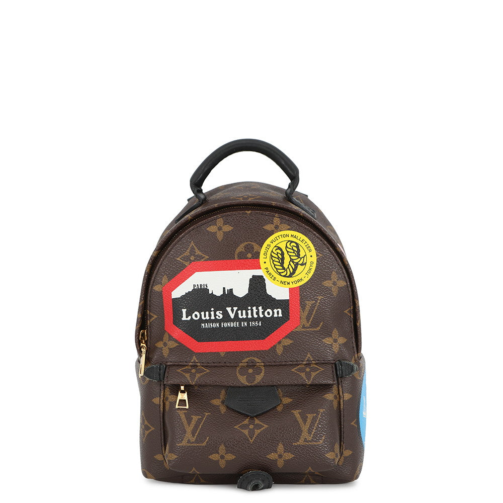 LOUIS VUITTON Palm Springs Backpack NoirM42971 Monogram Size MINI