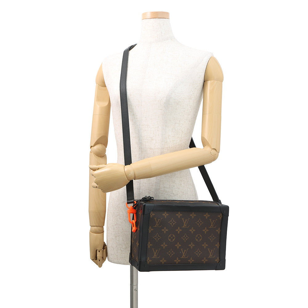 LOUIS VUITTON Soft Trunk NoirM44427 Monogram Solar Powered Ray Virgil Abloh