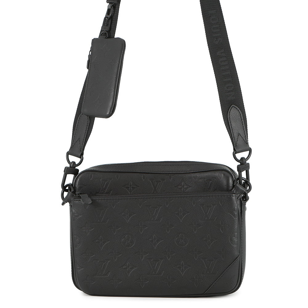LOUIS VUITTON Trio Messenger NoirM46602 Monogram Shadow