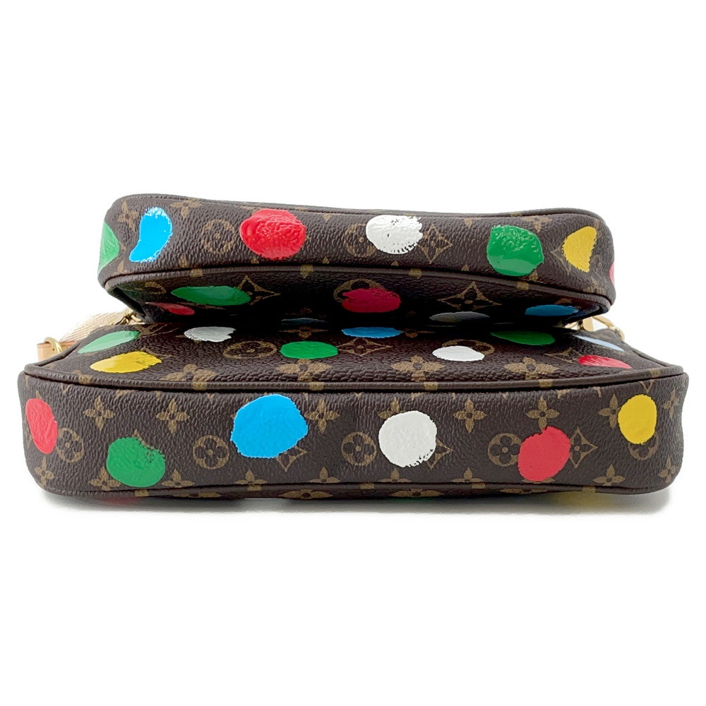 LOUIS VUITTON LV x YK Multi Pochette Accessoires RedM46385 Monogram Painted Dot