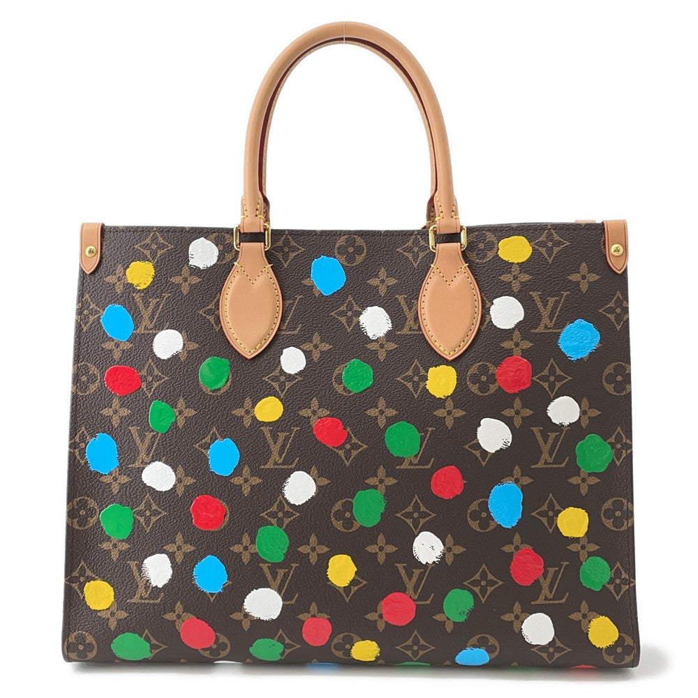 LOUIS VUITTON LVxYK Onthego RedM46379 Monogram Painted Dot Size MM