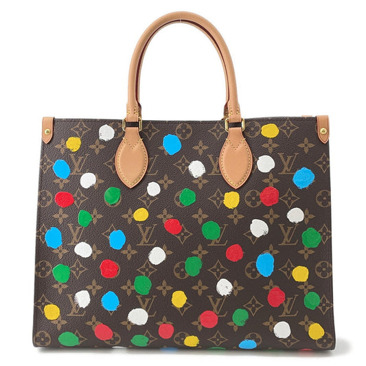 LOUIS VUITTON LVxYK Onthego RedM46379 Monogram Painted Dot Size MM