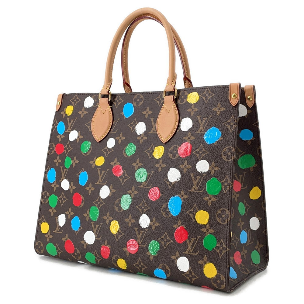 LOUIS VUITTON LVxYK Onthego RedM46379 Monogram Painted Dot Size MM