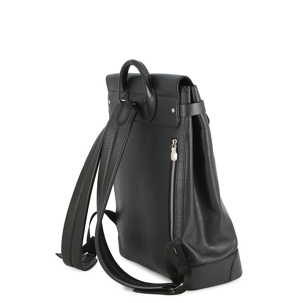 LOUIS VUITTON Steamer Backpack NoirM54488 Epi Leather