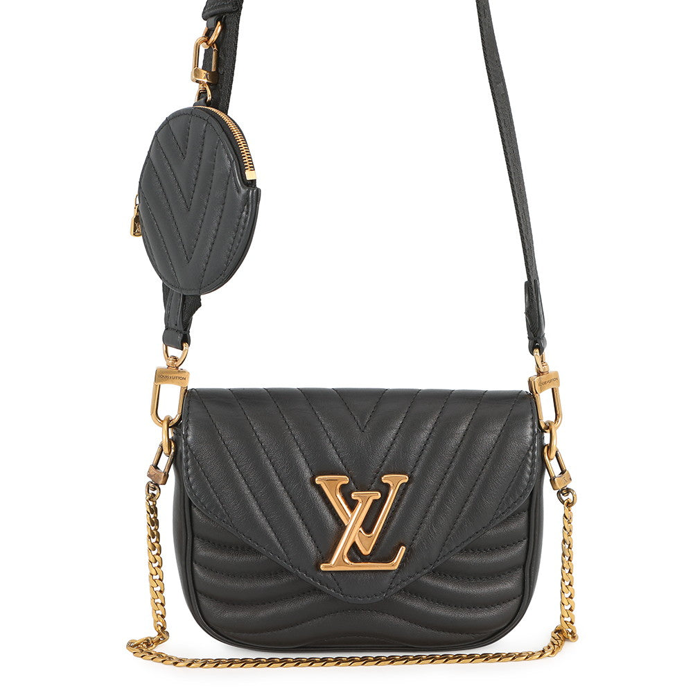 LOUIS VUITTON Multi Pochette NoirM56461 Calf Leather