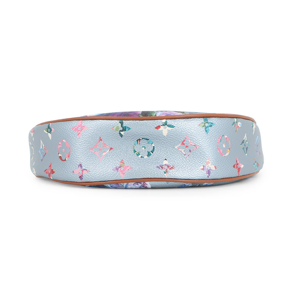 LOUIS VUITTON loop Metalic BlueM21183 Monogram LV garden