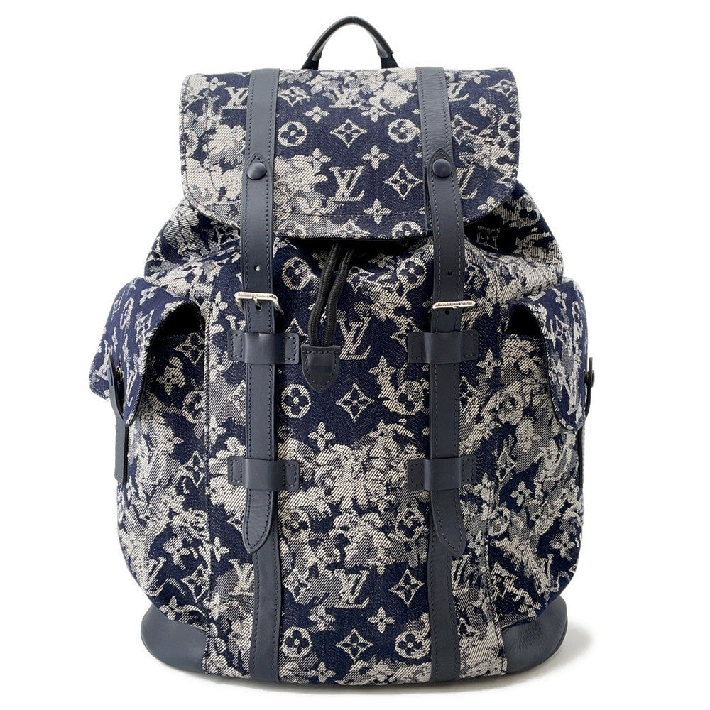 LOUIS VUITTON Christopher NavyM57280 Monogram Tapestry Size PM