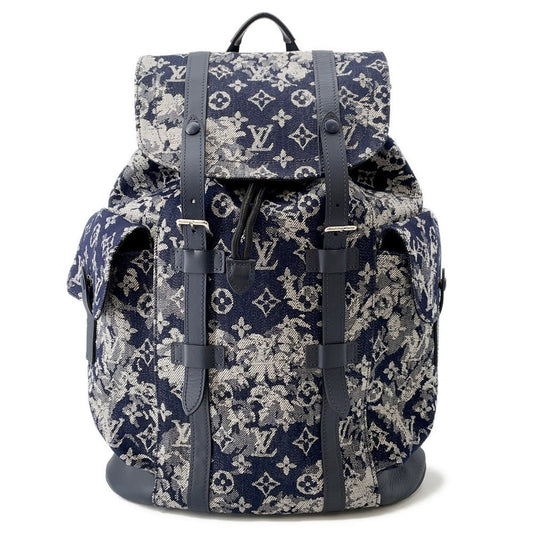 LOUIS VUITTON Christopher NavyM57280 Monogram Tapestry Size PM