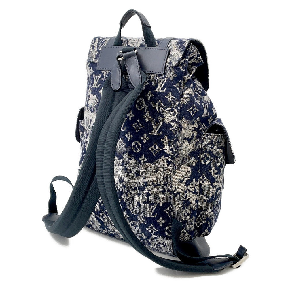 LOUIS VUITTON Christopher NavyM57280 Monogram Tapestry Size PM