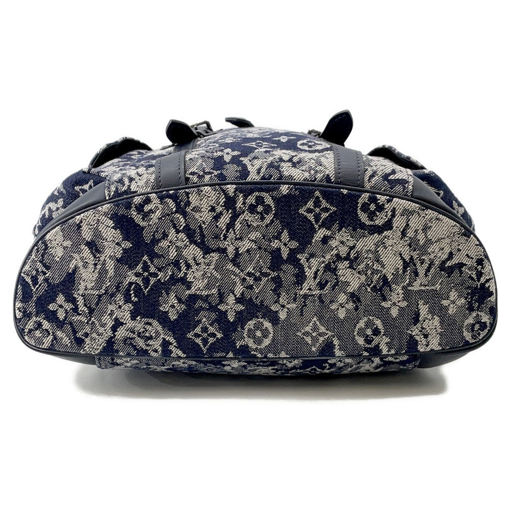 LOUIS VUITTON Christopher NavyM57280 Monogram Tapestry Size PM