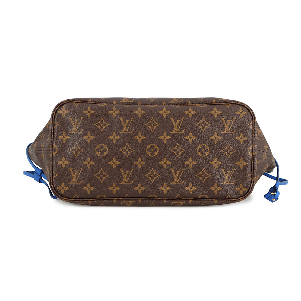 LOUIS VUITTON Neverfull Grand BleuM40938 Monogram Ikat Flower Size MM