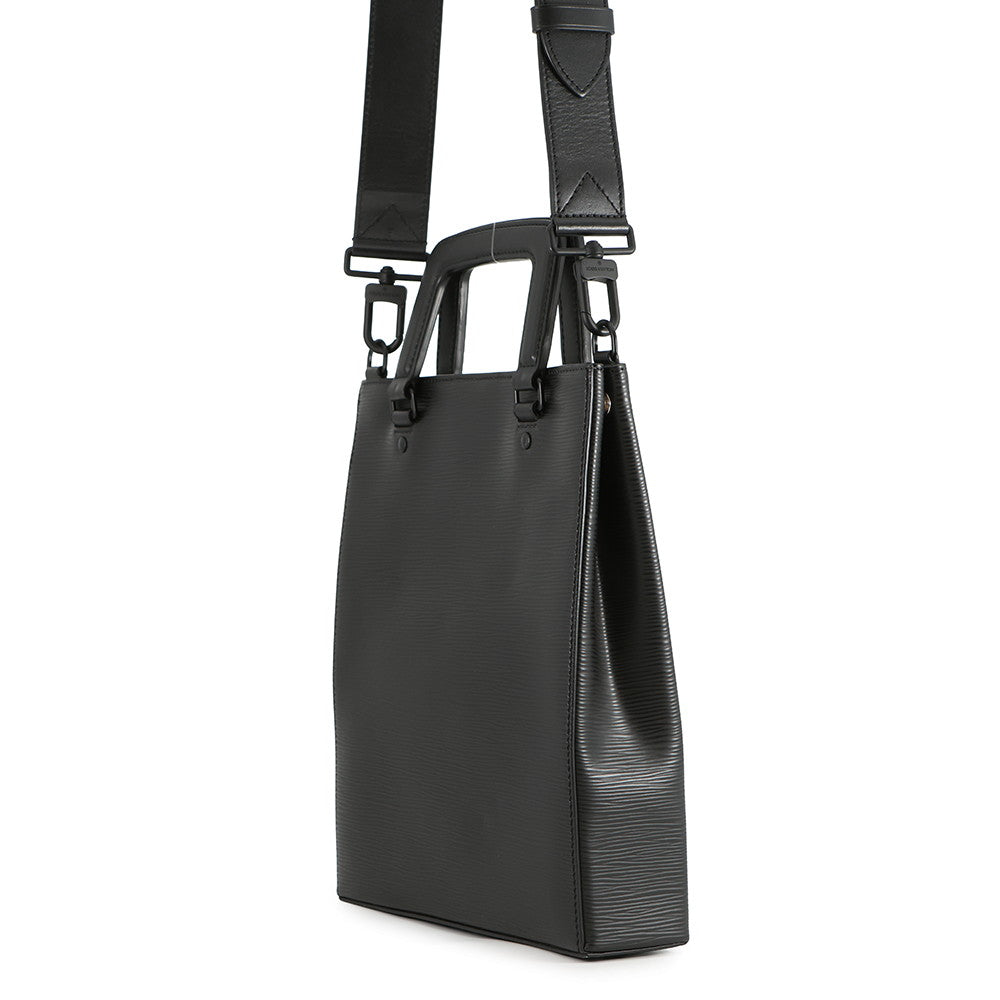 LOUIS VUITTON Sac Plat Fold NoirM58497 Epi Leather