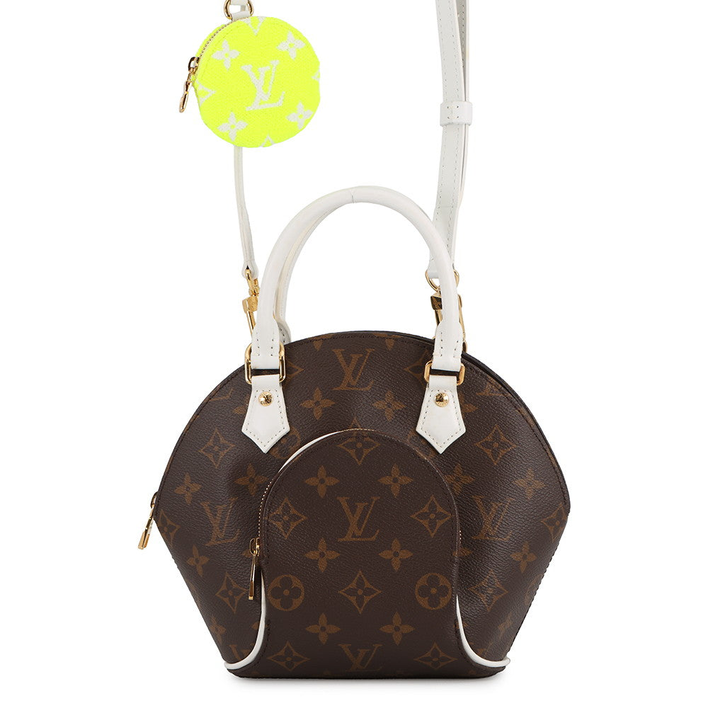 LOUIS VUITTON Ellipse Brown White YellowM20752 Monogram Size BB