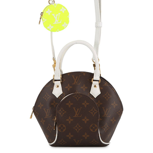 LOUIS VUITTON Ellipse Brown White YellowM20752 Monogram Size BB
