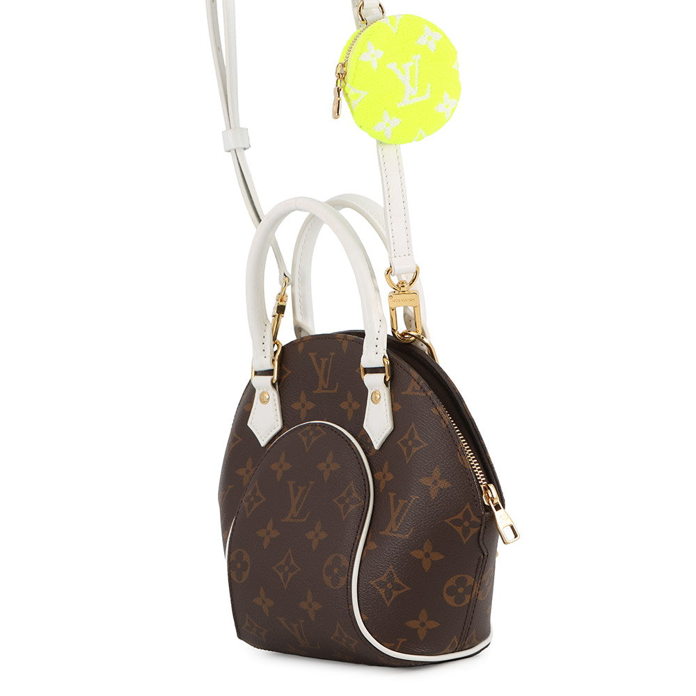 LOUIS VUITTON Ellipse Brown White YellowM20752 Monogram Size BB