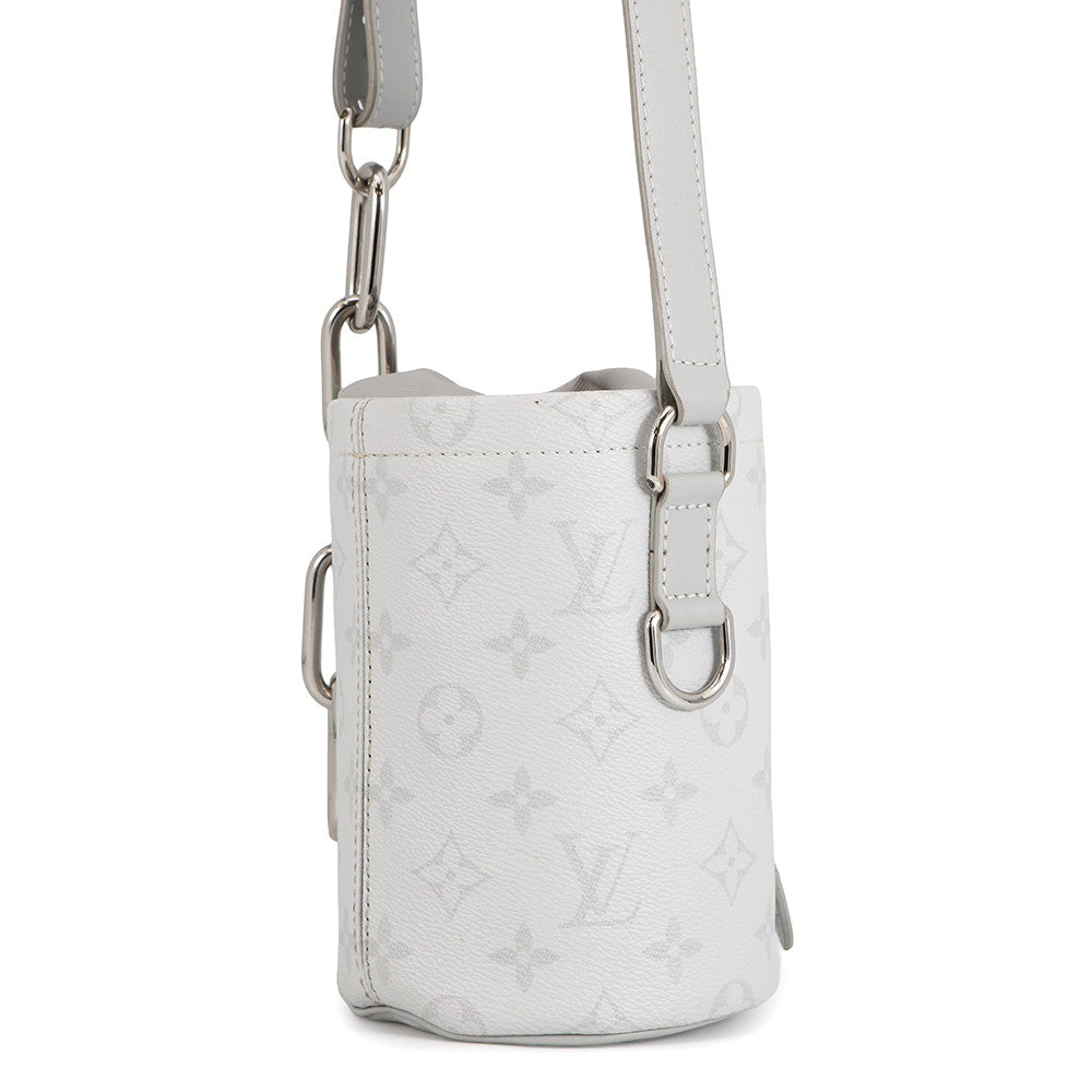 LOUIS VUITTON Chalk Nano Bag GrayM44631 WhiteMonogram