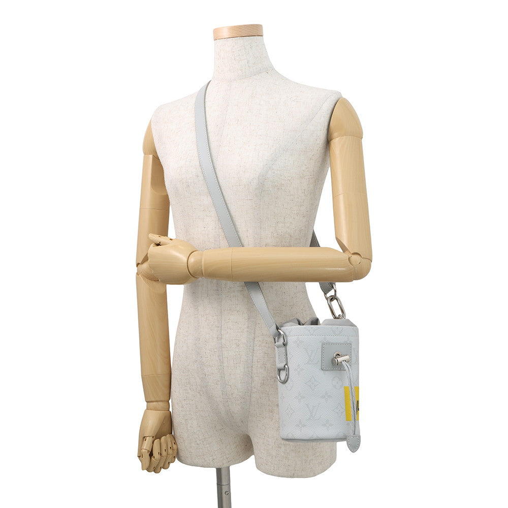 LOUIS VUITTON Chalk Nano Bag GrayM44631 WhiteMonogram