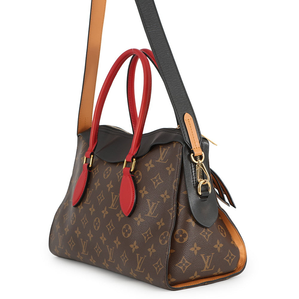 LOUIS VUITTON Tuileries Tote NoirM41454 Monogram Leather