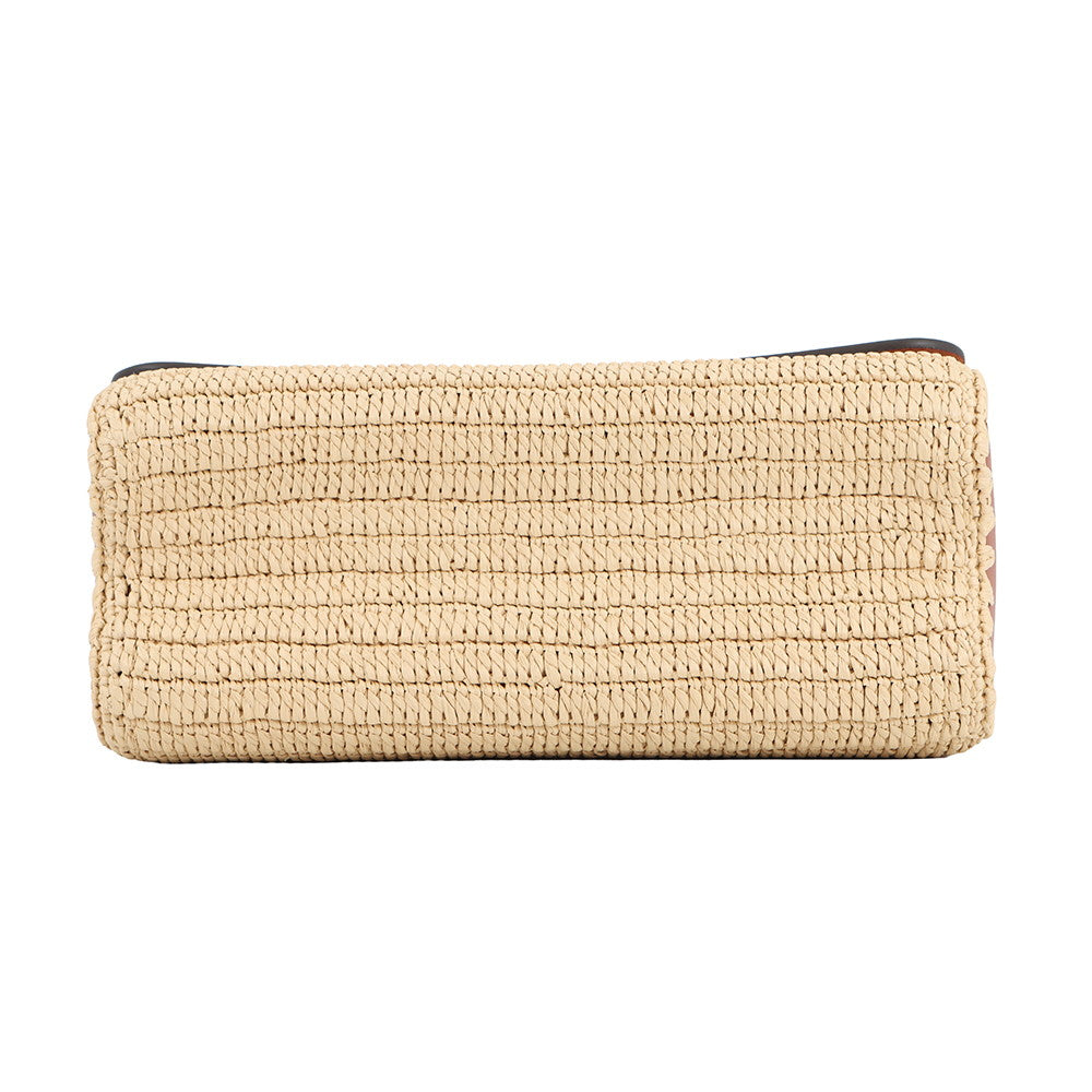 LOUIS VUITTON Twist CaramelM57648 Leather Raffia Size MM