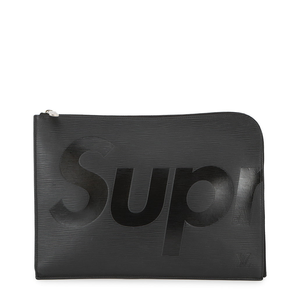 LOUIS VUITTON Pochette Jour NoirM67754 Epi Leather Supreme Size GM