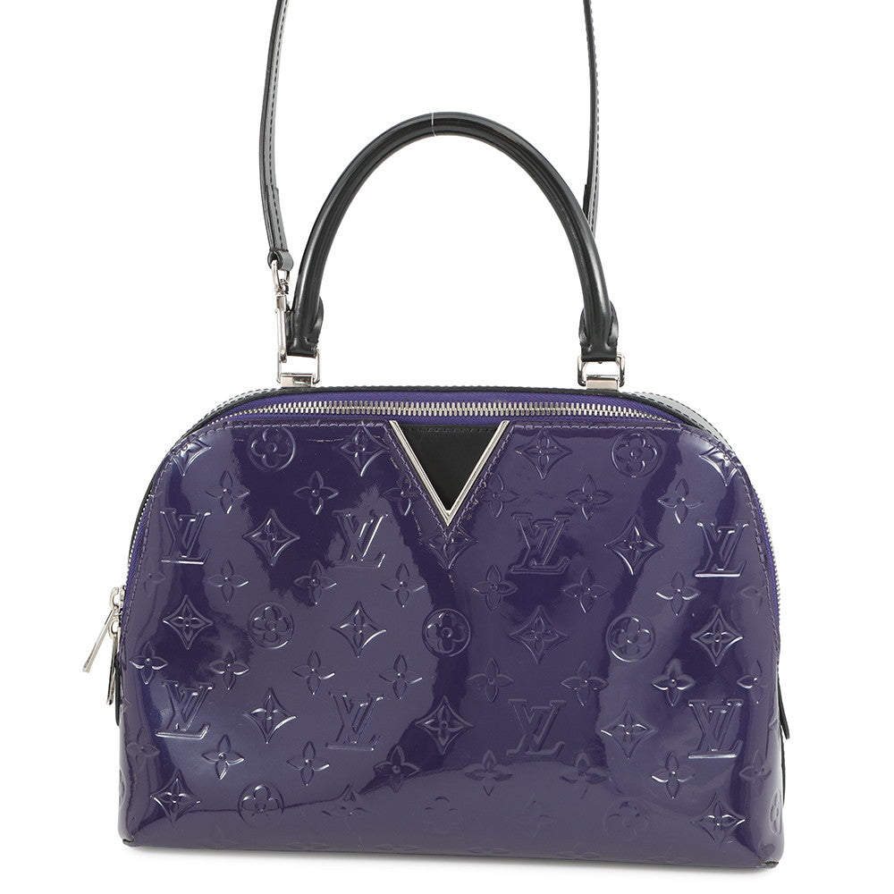 LOUIS VUITTON Melrose Purple NoirM42696 Monogram Vernis Leather