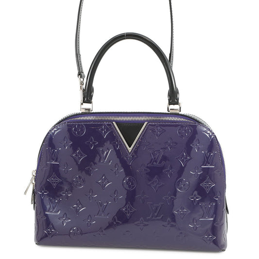 LOUIS VUITTON Melrose Purple NoirM42696 Monogram Vernis Leather